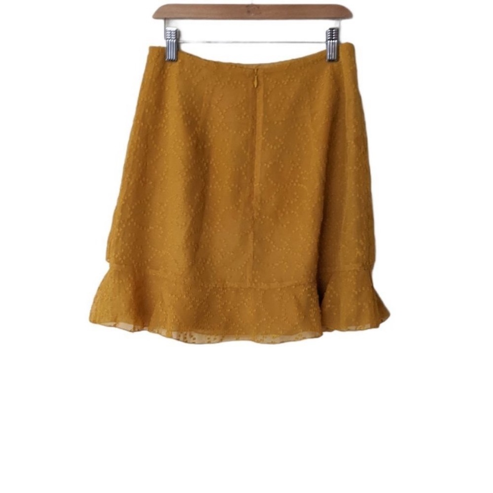 Mustard Yellow Ruffle Skirt - Picture 4 of 4